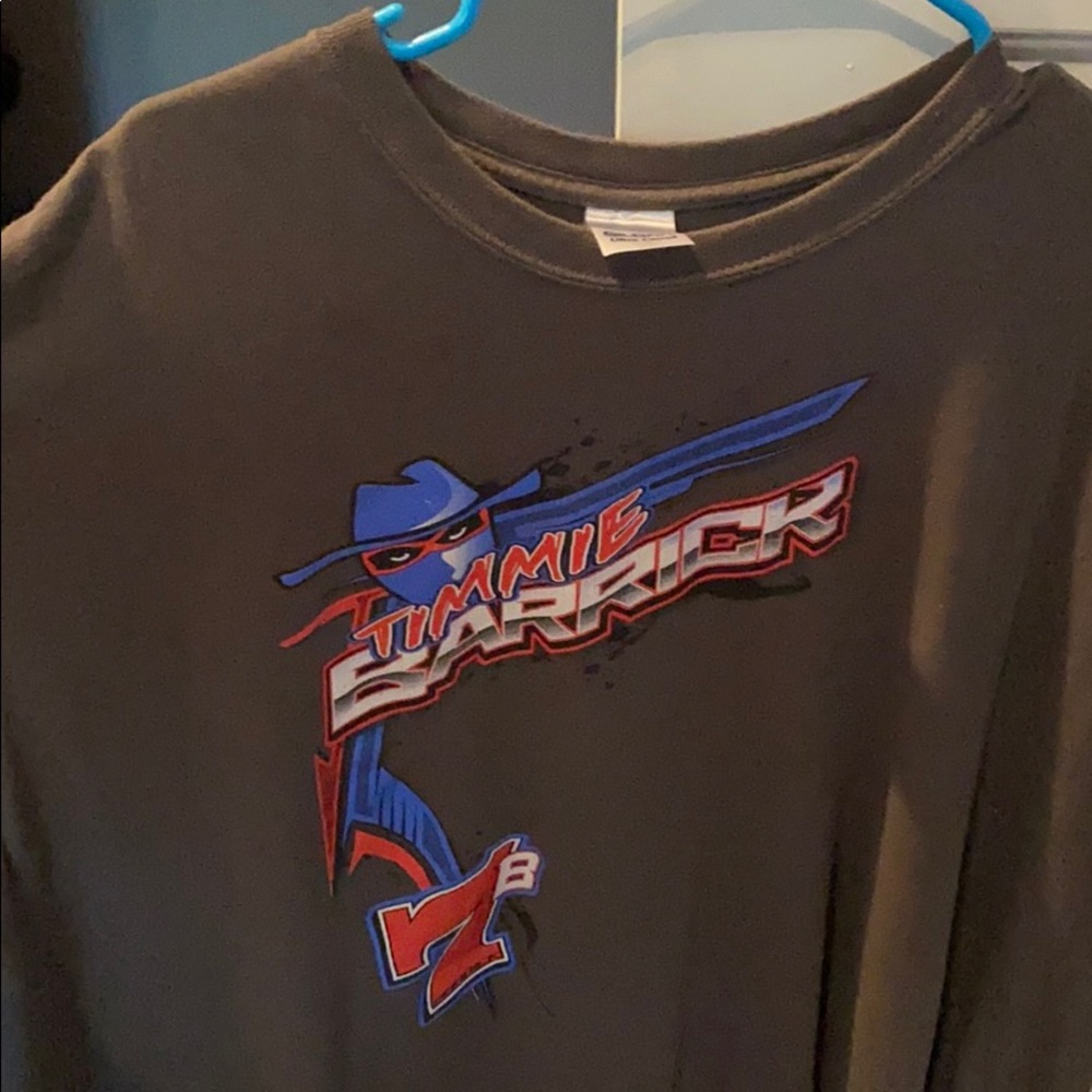 Graphic tshirt. Timmie Barrick racing shirt.